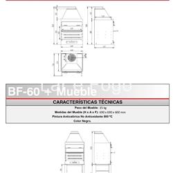BARBACOA FM CALEFACCIÓN. BF-60 - Imagen 2