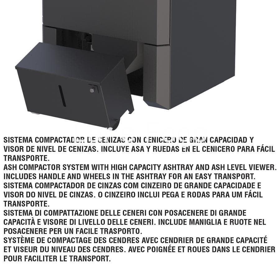 CALDERA DE PELLET BRONPI CON SISTEMA DE LIMPIEZA AUTOMÁTICO HYROCONFORT 23 - Imagen 4