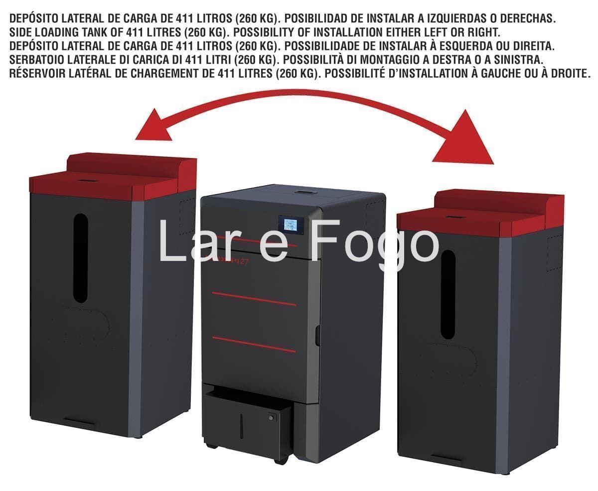 CALDERA DE PELLET BRONPI CON SISTEMA DE LIMPIEZA AUTOMÁTICO HYROCONFORT 23 - Imagen 5