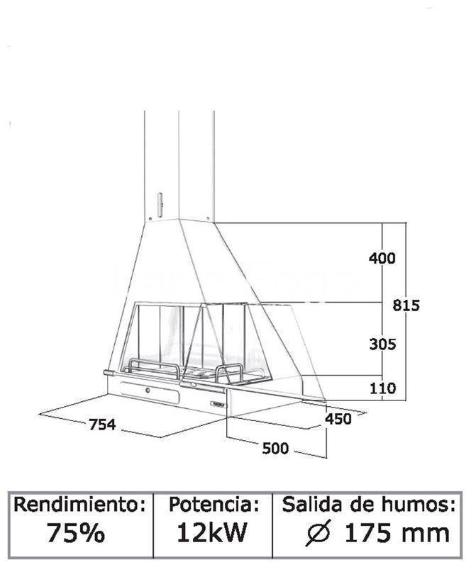 CHIMENEA DE LEÑA RINCÓN FOCGRUP - Imagen 2