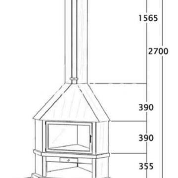 CHIMENEA DE LEÑA DE RINCÓN FOCGRUP - Imagen 2