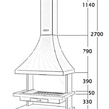 CHIMENEA DE LEÑA FRONTAL FOCGRUP - Imagen 2