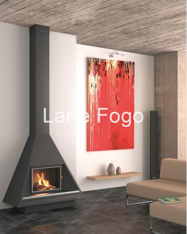 CHIMENEA FRONTAL CON PUERTA FOCGRUP - Imagen 1