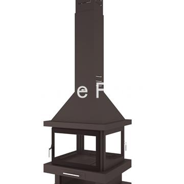 CHIMENEA METÁLICA A 4 CARAS FM CALEFACCIÓN C-204 K - Imagen 2