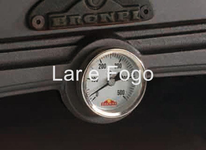 CHIMENEA METALICA BRONPI DE LEÑA FRONTAL EBRO - Imagen 4