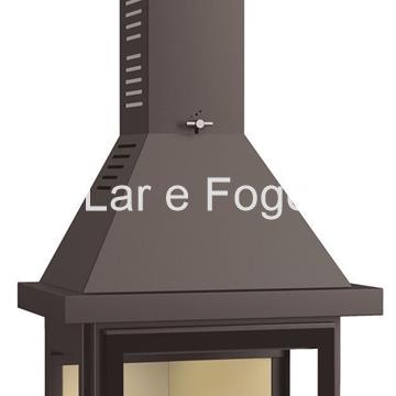 CHIMENEA METÁLICA DE LEÑA A 3 CARAS FM CALEFACCIÓN C-203 K - Imagen 2