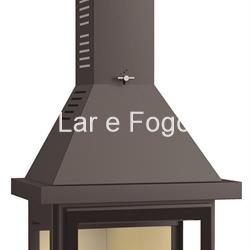 CHIMENEA METÁLICA DE LEÑA A 3 CARAS FM CALEFACCIÓN C-203 - Imagen 2
