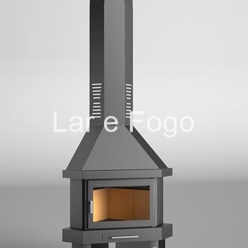CHIMENEA METÁLICA DE LEÑA DE RINCÓN FM CALEFACCIÓN C-200 RK - Imagen 2