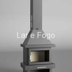 CHIMENEA METÁLICA DE LEÑA FM CALEFACCIÓN C-300 T - Imagen 2
