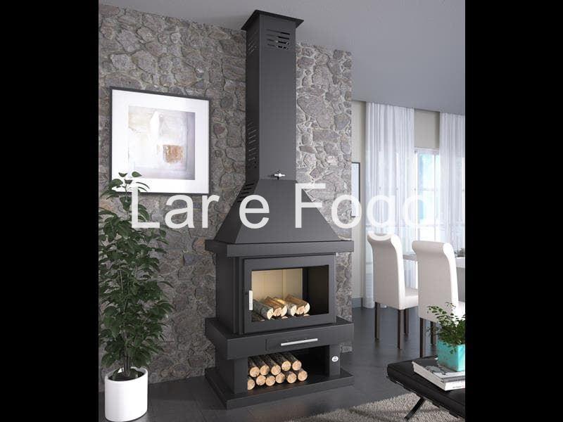 CHIMENEA METÁLICA DE LEÑA FM CALEFACCIÓN C-300 TFK - Imagen 1