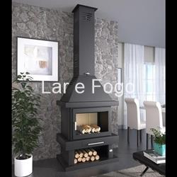 CHIMENEA METÁLICA DE LEÑA FM CALEFACCIÓN C-300 TFK - Imagen 1