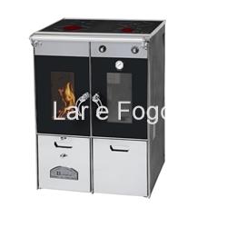 COCINA DE LEÑA BEROTU NO CALEFACTORA SERIE A 60 INOXIDABLE - Imagen 1