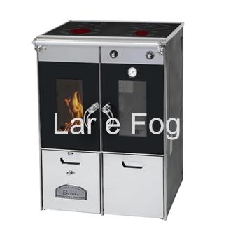 COCINA DE LEÑA BEROTU NO CALEFACTORA SERIE A 60 INOXIDABLE - Imagen 1