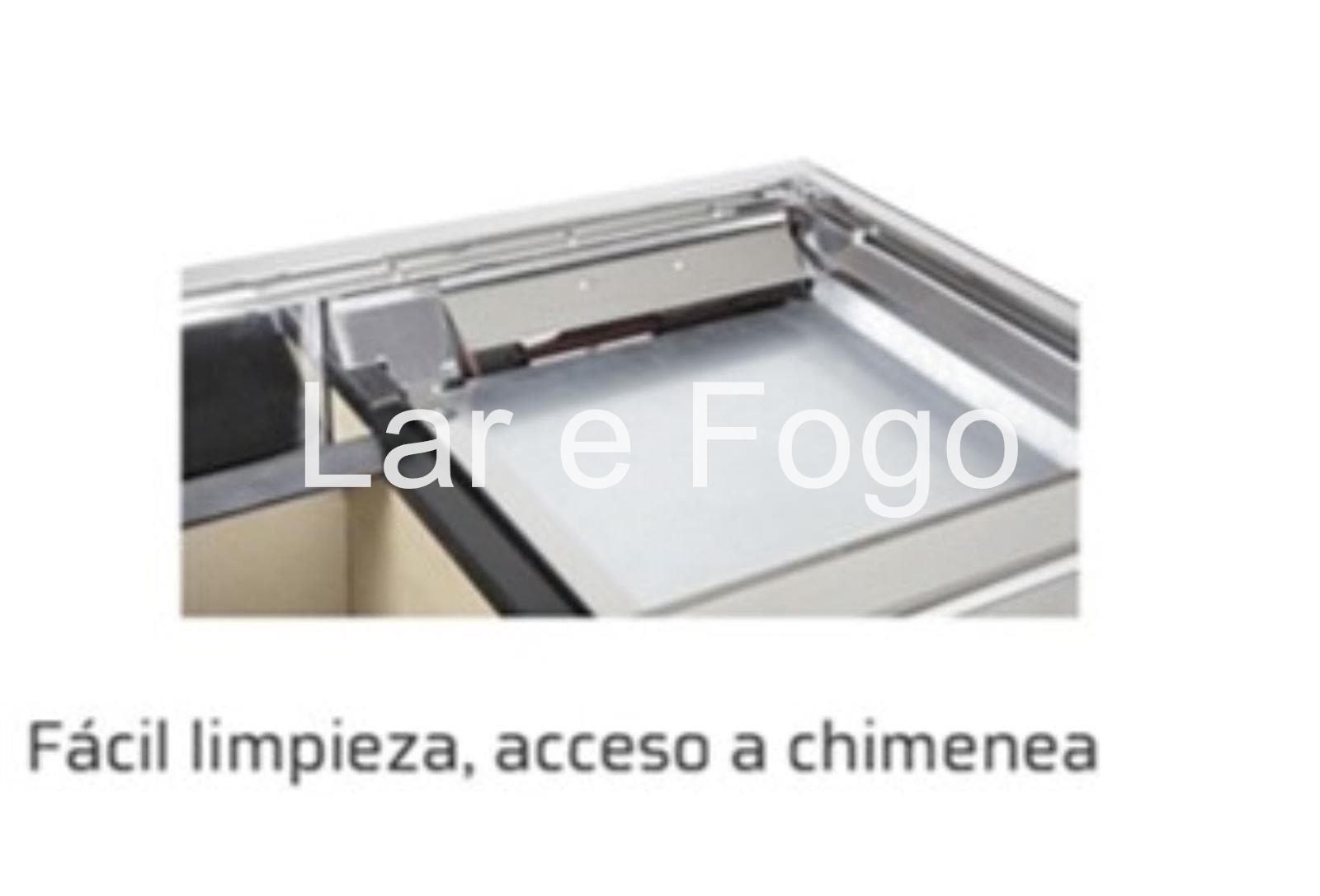 COCINA DE LEÑA BEROTU NO CALEFACTORA SERIE A 85 INOXIDABLE - Imagen 6