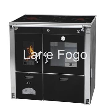 COCINA DE LEÑA BEROTU NO CALEFACTORA SERIE A 90 NEGRO - Imagen 1