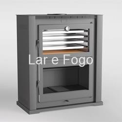 ESTUFA CON HORNO DE LEÑA FM CALEFACCIÓN HL-200 F - Imagen 2