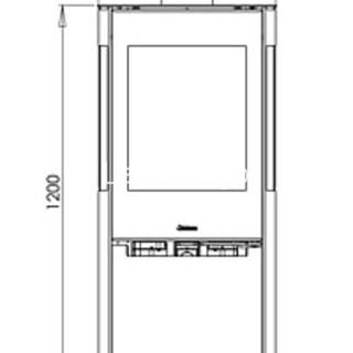 ESTUFA DE LEÑA ADURO 9.5 LUX - Imagen 2