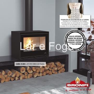 ESTUFA DE LEÑA BRONPI CAIRO 70 BOX - Imagen 1