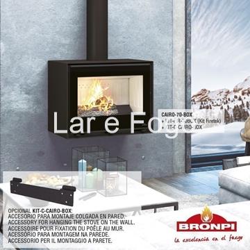 ESTUFA DE LEÑA BRONPI CAIRO 70 BOX - Imagen 2