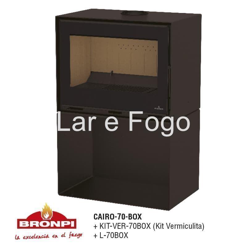 ESTUFA DE LEÑA BRONPI CAIRO 70 BOX - Imagen 3