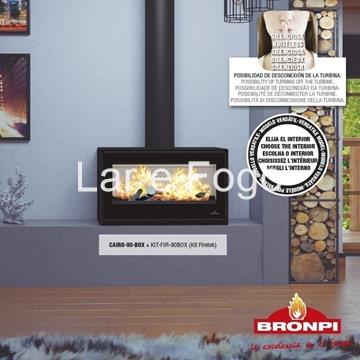 ESTUFA DE LEÑA BRONPI CAIRO 90 BOX - Imagen 1