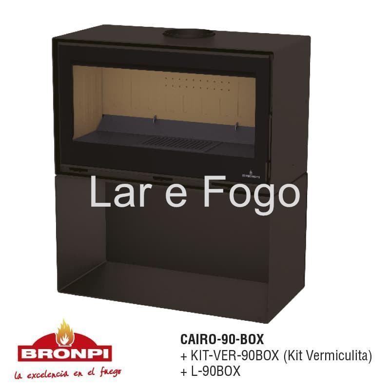 ESTUFA DE LEÑA BRONPI CAIRO 90 BOX - Imagen 8