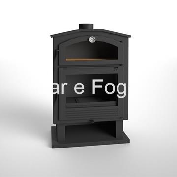 ESTUFA DE LEÑA CON HORNO FM CALEFACCIÓN CH-4 - Imagen 2