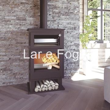 ESTUFA DE LEÑA CON HORNO FM CALEFACCIÓN CH-8 - Imagen 1