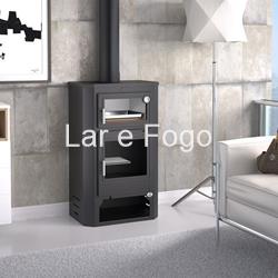 ESTUFA DE LEÑA CON HORNO FM CALEFACCIÓN M-104 - Imagen 1