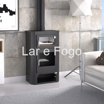 ESTUFA DE LEÑA CON HORNO FM CALEFACCIÓN M-104 - Imagen 1