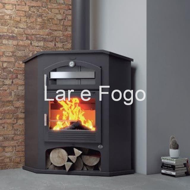 ESTUFA DE LEÑA  CON HORNO FM CALEFACCIÓN M-106 R - Imagen 1