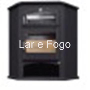 ESTUFA DE LEÑA  CON HORNO FM CALEFACCIÓN M-106 R - Imagen 2