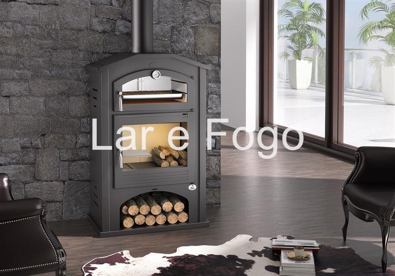 ESTUFA DE LEÑA CON HORNO FM CALEFACCIÓN M-106 - Imagen 1