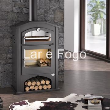 ESTUFA DE LEÑA CON HORNO FM CALEFACCIÓN M-106 - Imagen 1