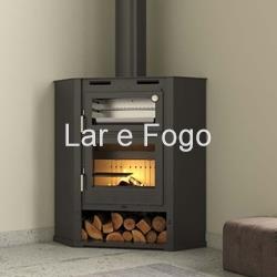 ESTUFA DE LEÑA CON HORNO FM CALEFACCIÓN M-107 RT - Imagen 1