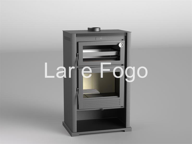ESTUFA DE LEÑA CON HORNO FM CALEFACCIÓN M-107 T - Imagen 2