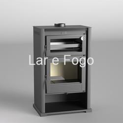 ESTUFA DE LEÑA CON HORNO FM CALEFACCIÓN M-107 T - Imagen 2