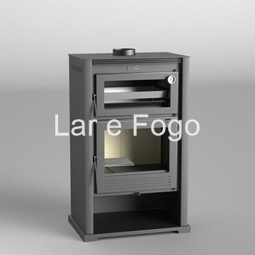 ESTUFA DE LEÑA CON HORNO FM CALEFACCIÓN M-107 T - Imagen 2