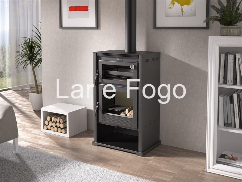 ESTUFA DE LEÑA CON HORNO FM CALEFACCIÓN M-107 - Imagen 1