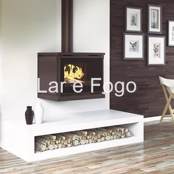 ESTUFA DE LEÑA CON TURBINAS FM CALEFACCIÓN M-170 - Imagen 1