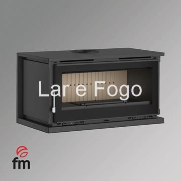 ESTUFA DE LEÑA CON TURBINAS FM CALEFACCIÓN M-180 K - Imagen 2