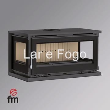ESTUFA DE LEÑA CON TURBINAS FM CALEFACCIÓN M-183 K - Imagen 2