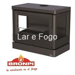 ESTUFA DE LEÑA PARA COLGAR BRONPI VERSALLES - Imagen 2