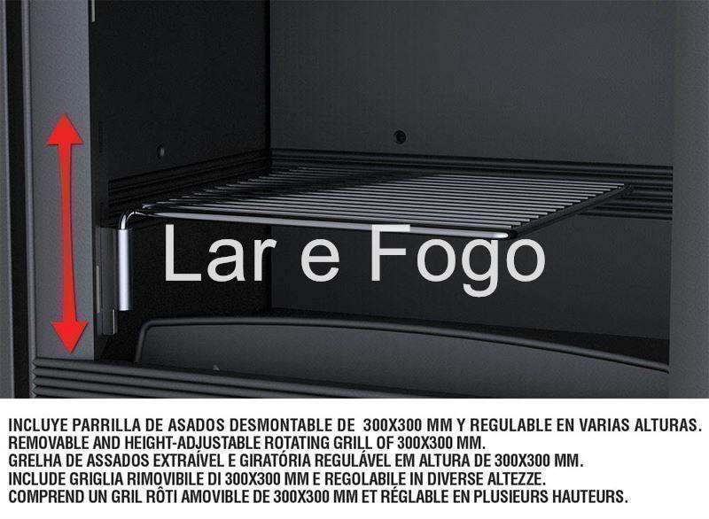 ESTUFA DE LEÑA PARA COLGAR BRONPI VERSALLES - Imagen 4