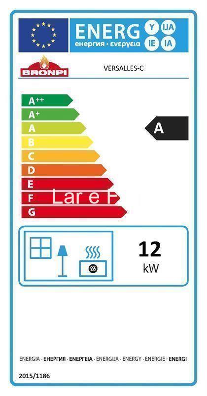 ESTUFA DE LEÑA PARA COLGAR BRONPI VERSALLES - Imagen 6
