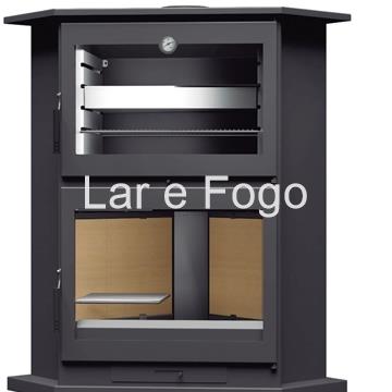 ESTUFA DE LEÑA RINCÓN CON HORNO FM CALEFACCIÓN CH-9 R - Imagen 2