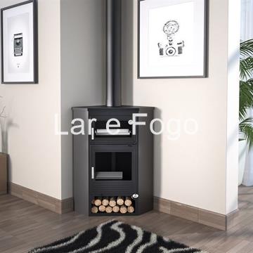 ESTUFA DE LEÑA  RINCÓN CON HORNO FM CALEFACCIÓN M-105 H - Imagen 1