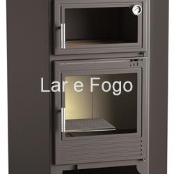 ESTUFA DE LEÑA  RINCÓN CON HORNO FM CALEFACCIÓN M-105 H - Imagen 2
