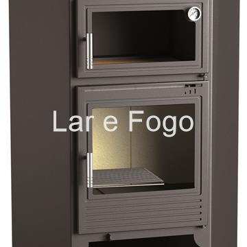 ESTUFA DE LEÑA  RINCÓN CON HORNO FM CALEFACCIÓN M-105 H - Imagen 2