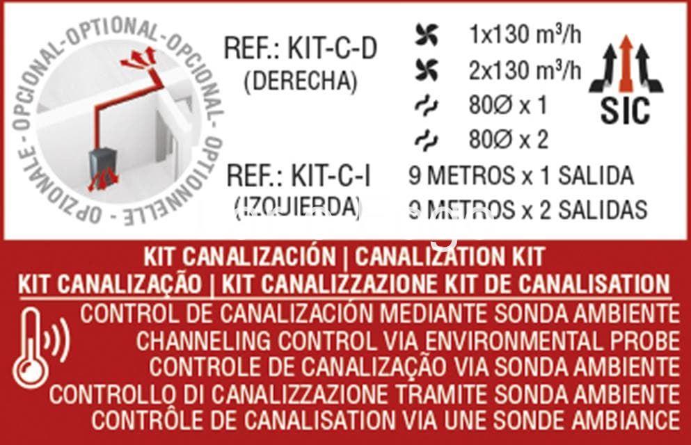 ESTUFA DE PELLET BRONPI EXTRAPLANA ADRY - Imagen 5